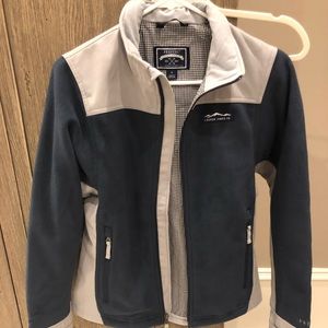 Lauren James preptec jacket navy and gray small